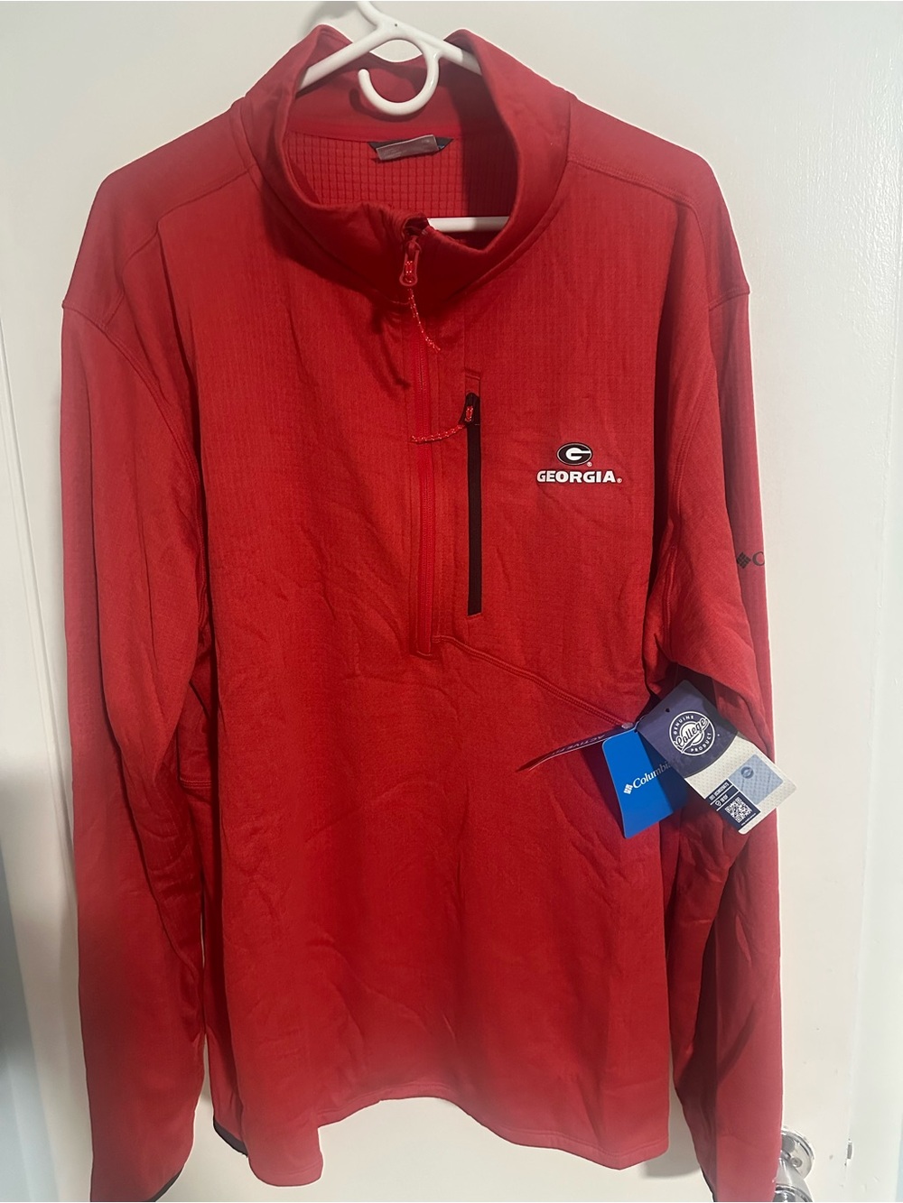 Columbia Men’s Georgia Bulldogs Parkview 1/2 Zip Pullover Sweatshirt